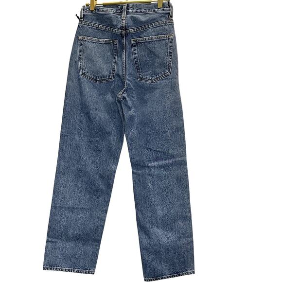 AGOLDE – Fold High Rise Slim Wide Leg Jeans (Navigate) – 23 - Picture 4 of 7